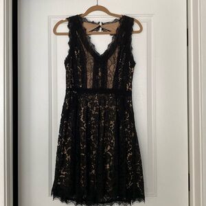 Black cocktail dress.